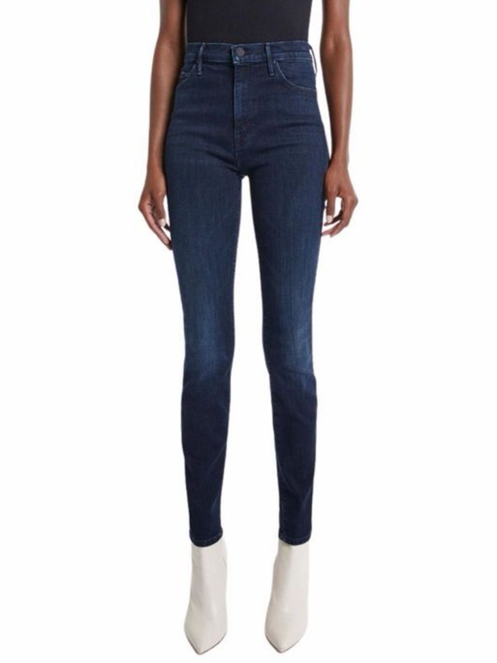 Mother The Super Swooner Jeans in Howling At The Disco Ball Wash